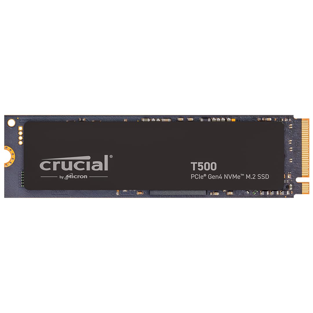 Crucial SSD interno para jogos T500 2TB Gen4 NVMe M.2, até 7400 MB