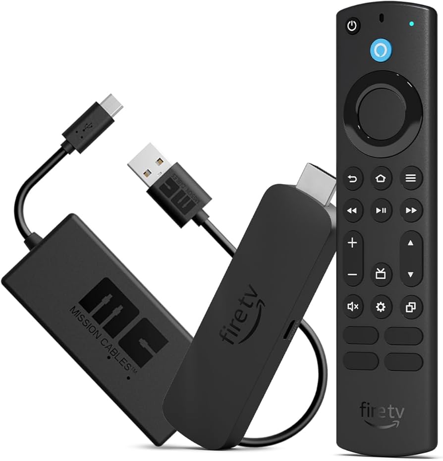 Fire TV Stick 4K Max 、Mission Cables セット Fire TV Stick 4K Max