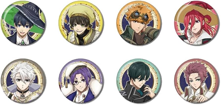 Amazon.co.jp: ブルーロック トレーディング缶バッジ 魔法使いver. 8個