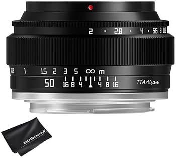 Amazon | TTArtisan 50mm F2.0フルフレームマニュアルフォーカスレンズ