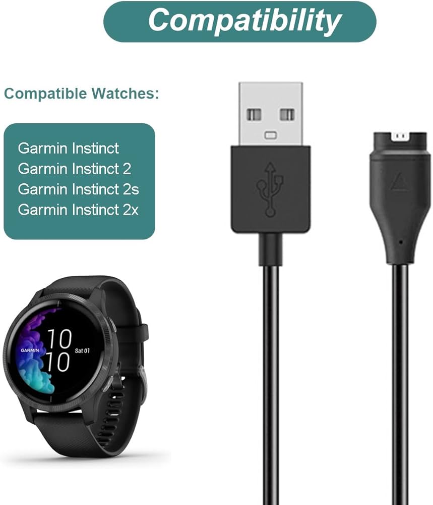 Amazon.co.jp: Kissmart 充電器 Garmin Instinct 3 2 2S 2X用 交換用