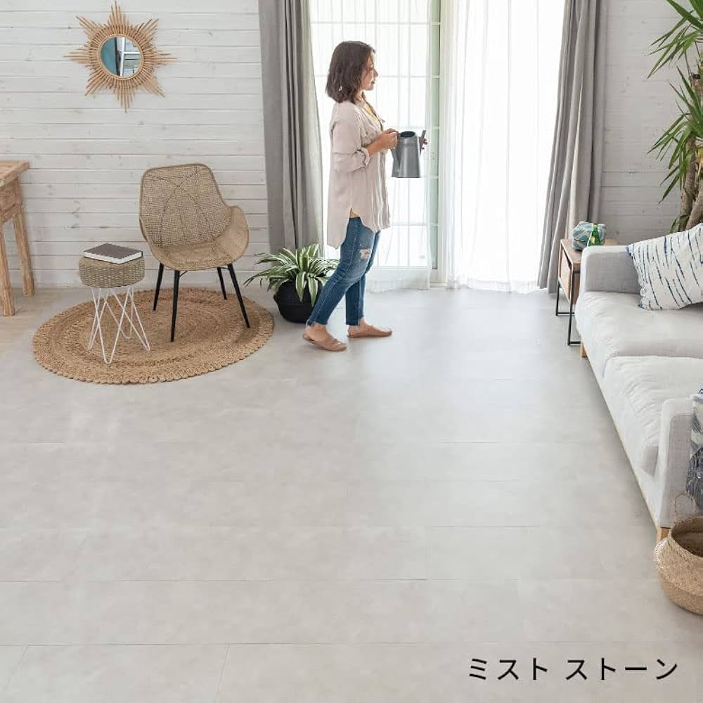 Amazon | Asia-kobo フロアタイル シート 置くだけ フローリングタイル