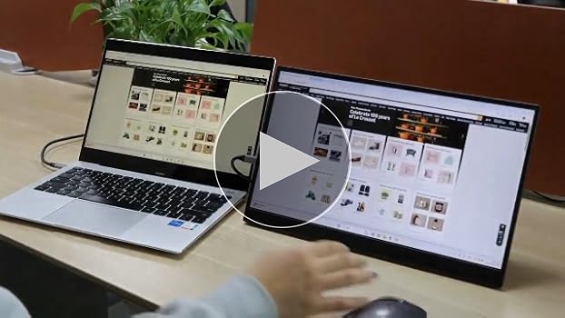 Amazon.co.jp: 「A+グレードパネル」MyDual モバイルモニター