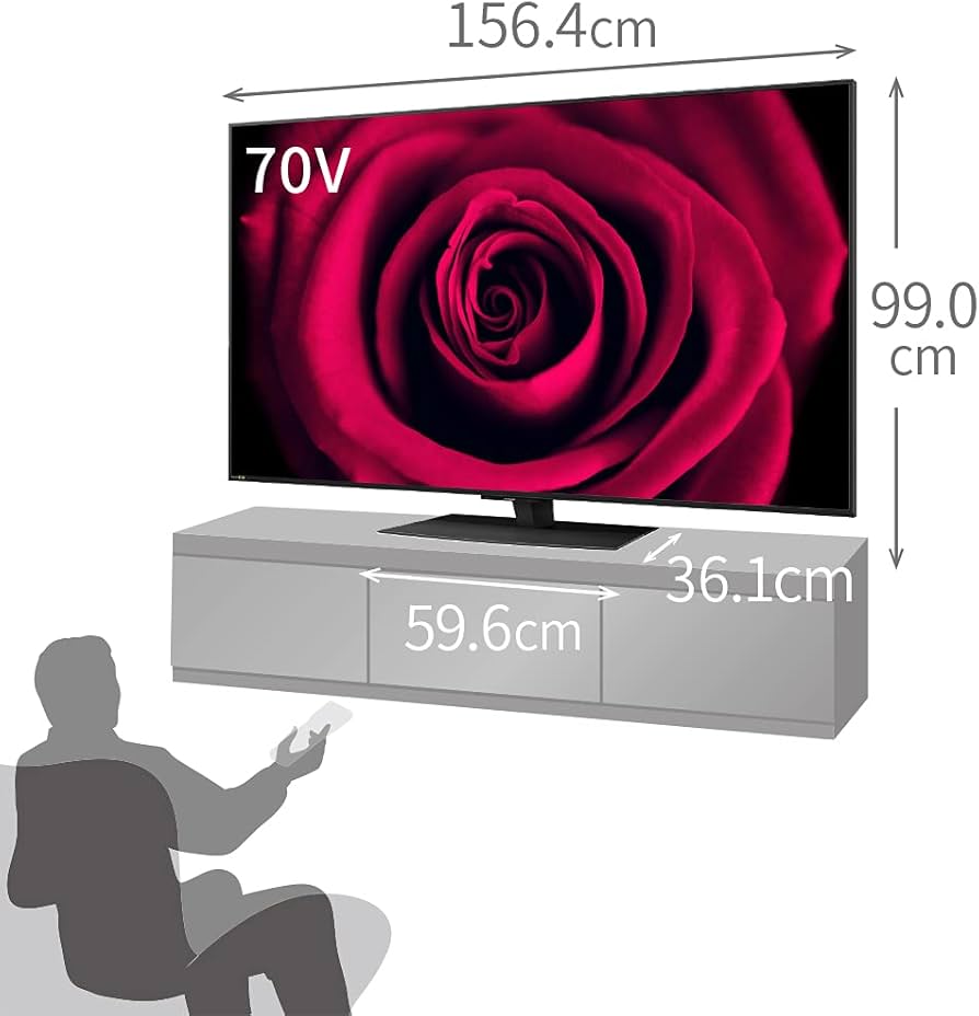 Amazon | シャープ 70V型 液晶 テレビ AQUOS 8T-C70DW1 8K 4K