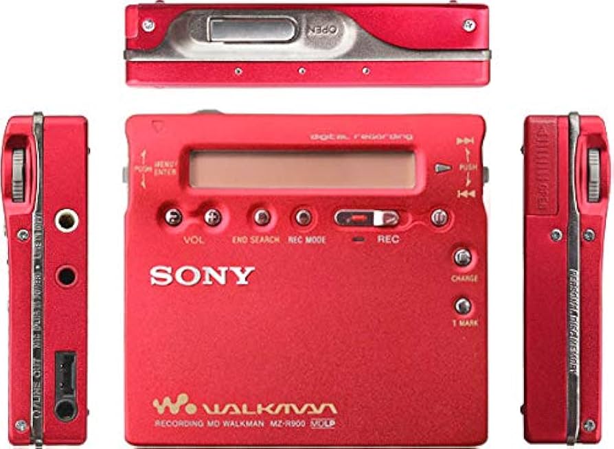 Amazon.co.jp: SONY ソニー MZ-R900-R レッド ポータブルMDレコーダー