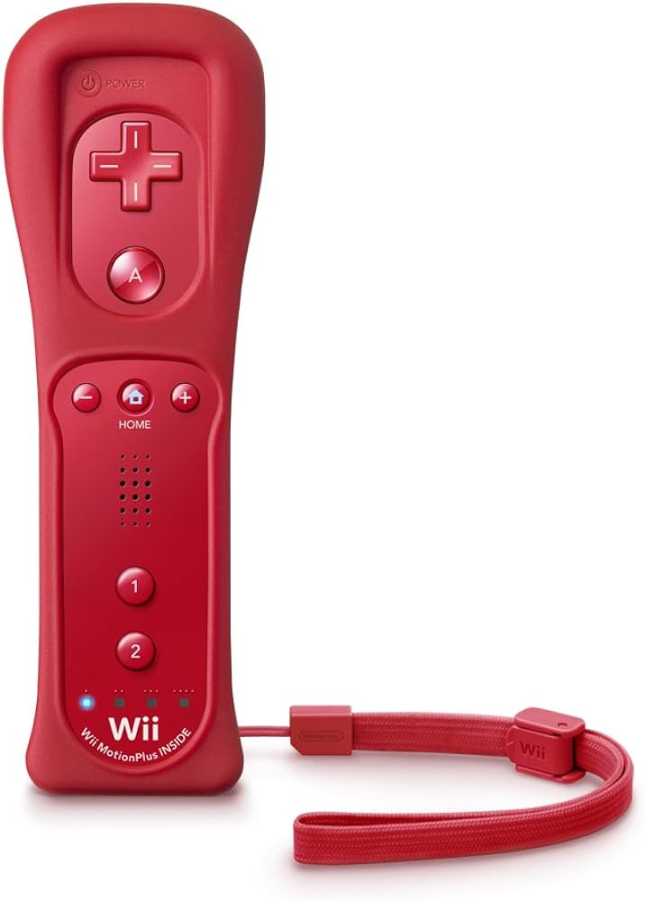 Amazon.com: Wii Remote Plus (Red) [video game] : Video Games