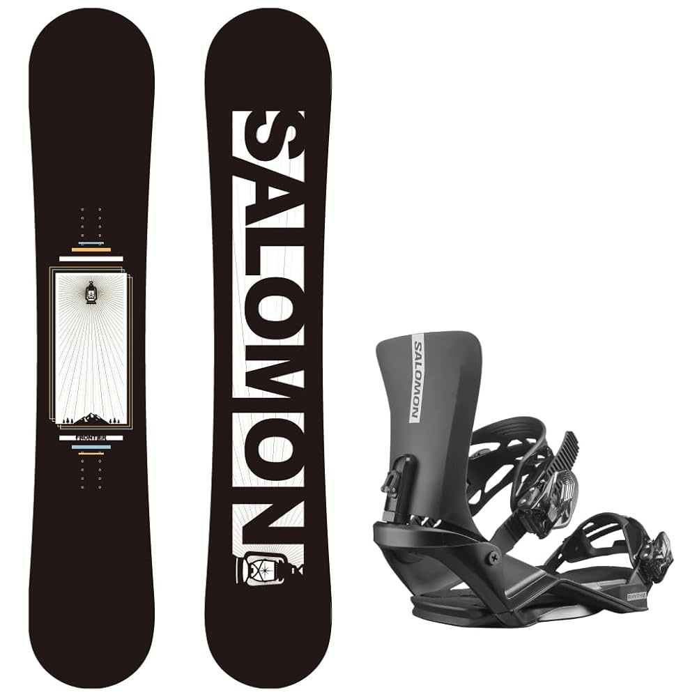 Burton 158cm スノーボード Salomonブーツ付 3点セット Salomon