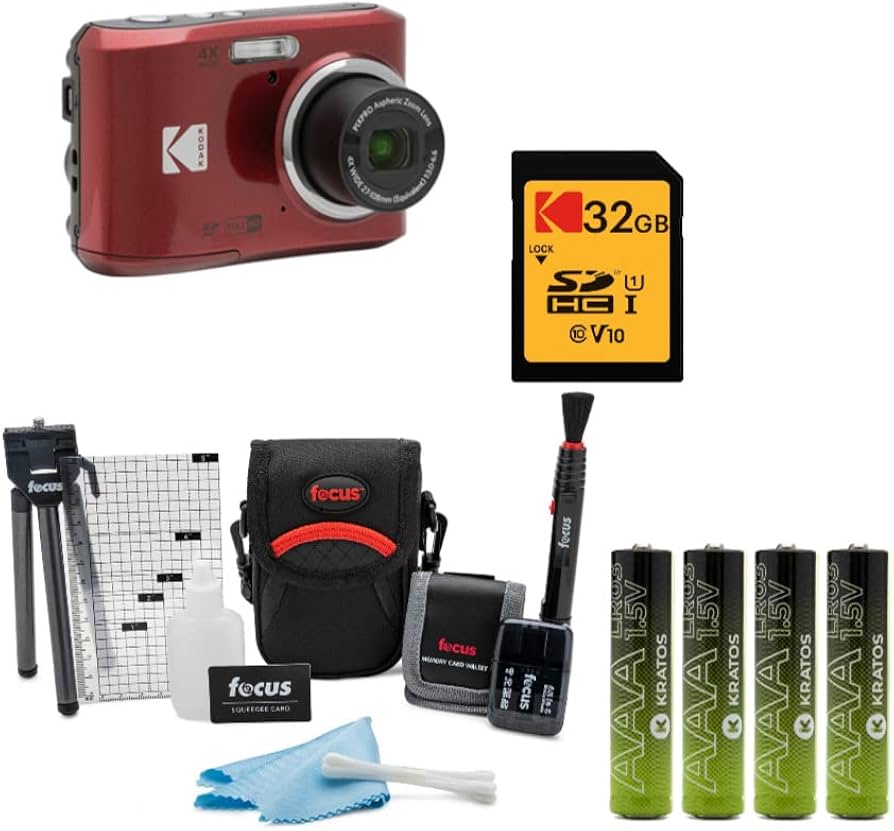 Amazon.com : Kodak PIXPRO FZ43 Friendly Zoom Digital Camera (Red