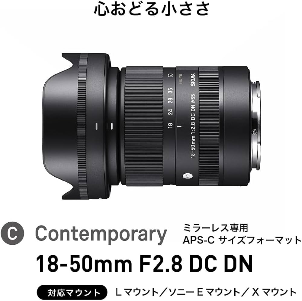 Amazon.co.jp: シグマ(Sigma) レンズ 18-50mm F2.8 DC DN Sony ソニー