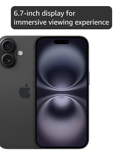 Amazon.com: Apple iPhone 16 Plus, US Version, 256GB, Black
