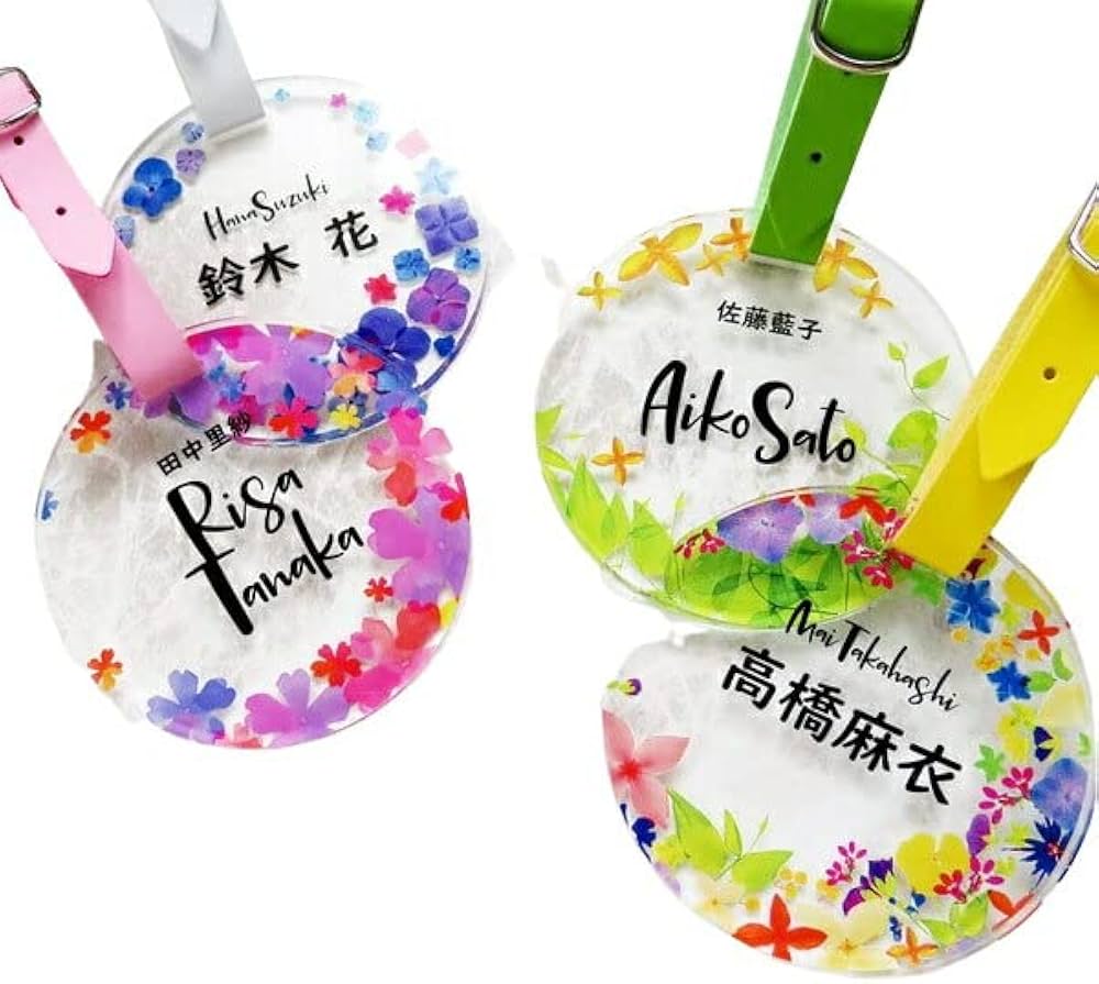 Amazon.co.jp: ネームプレート ネームタグ ネームホルダー ラゲッジ