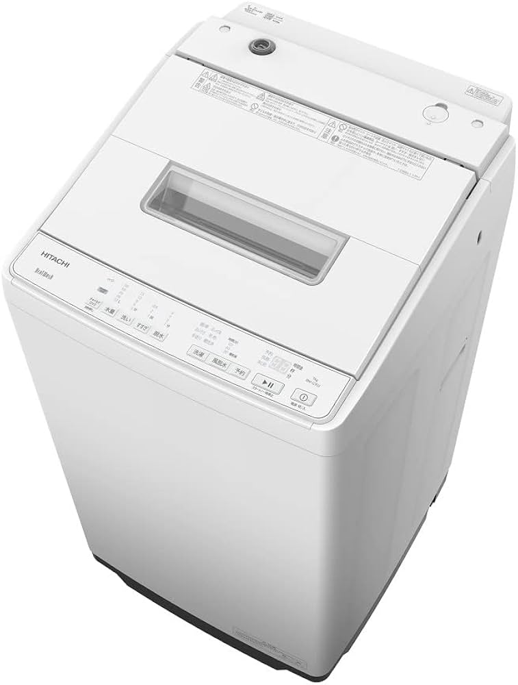 Amazon | 日立 全自動洗濯機 7kg-35分 ホワイト ビートウォッシュ BW