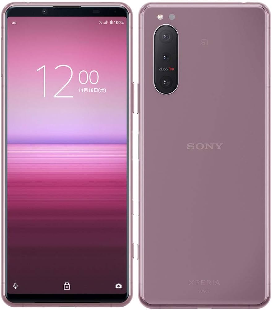 Amazon | SIMフリー au Xperia 5 II SOG02 Pink ピンク スマートフォン