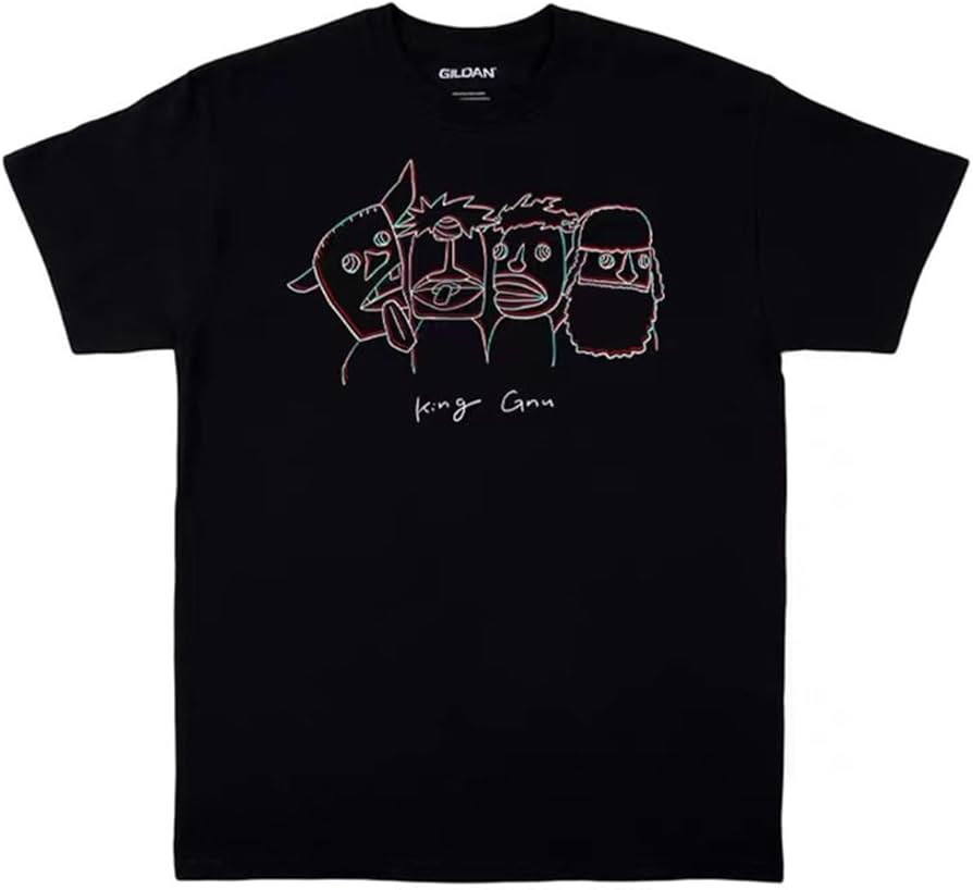 Amazon.co.jp: King Gnu Tシャツ 常田大希 バンド 半袖 男女兼用 T