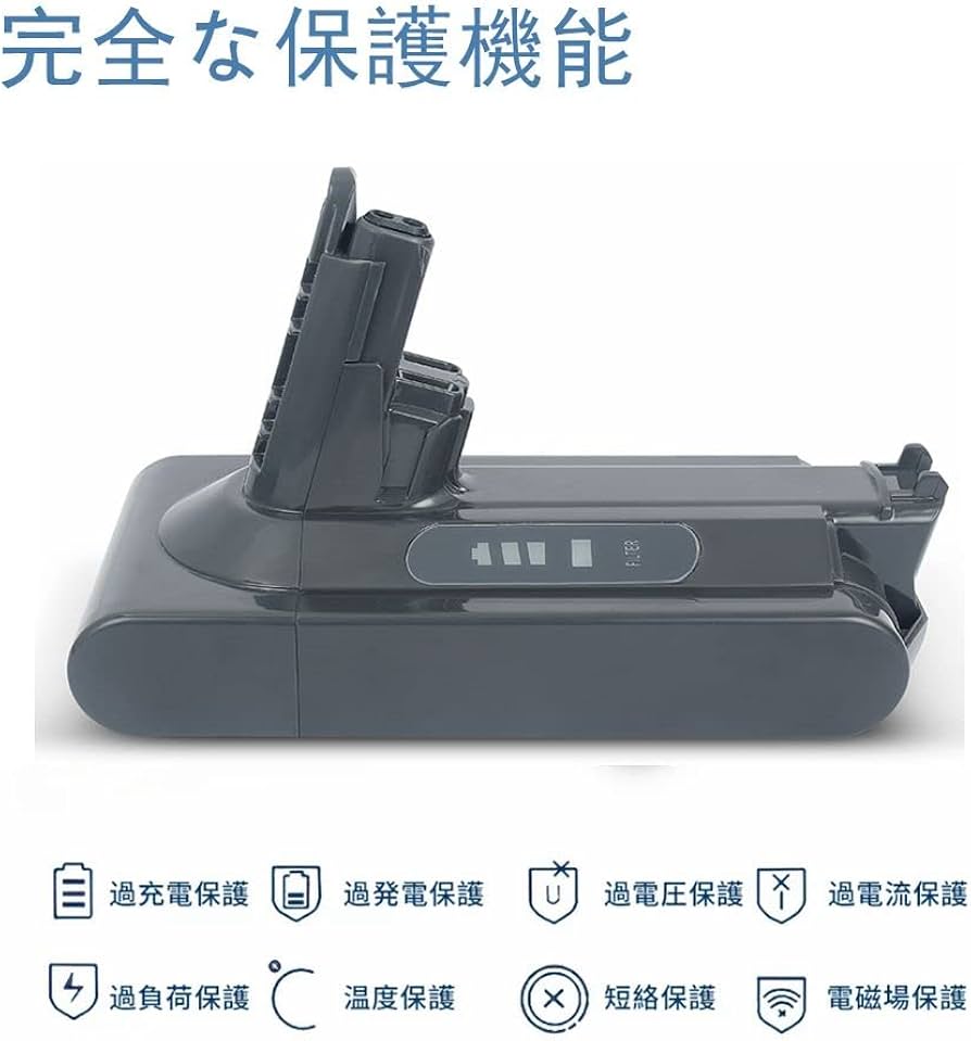 Amazon.co.jp: ダイソン V10 SV12 バッテリー 3900mAh 互換バッテリー