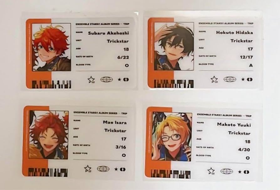 Amazon.co.jp: あん スタ ID風カード 北斗 スバル 真緒 真 : おもちゃ