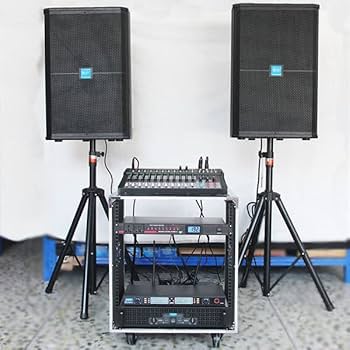 Amazon | BQKOZFIN 2本セット スピーカースタンド 高さ100~200cm調節