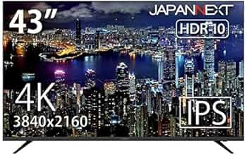 Amazon.co.jp: JAPANNEXT 43インチ 大型 モニター 4K UHD 3840x2160
