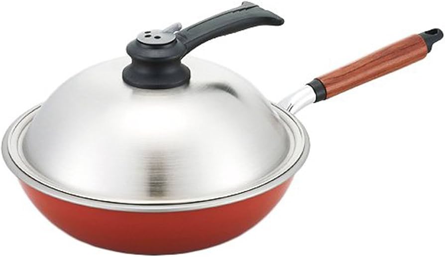 Amazon｜北陸アルミ ウーウェンパン (彩) 28cm WPC28 【ガス火専用