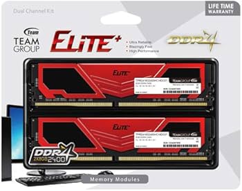 Amazon | TEAMGROUP Elite Plus DDR4 16GB キット (2x8GB) 2400MHz PC4