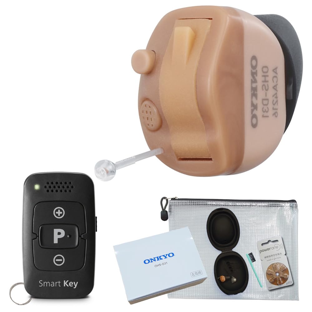 Amazon.co.jp: ONKYO オンキョー 耳穴式デジタル補聴器 OHS-D31 (右耳