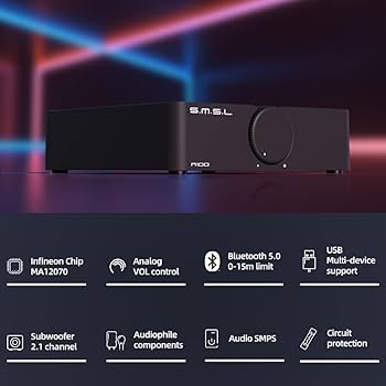 Amazon.com: SMSL A100 Amplifier Home Audio, Stereo Amplifier Uses