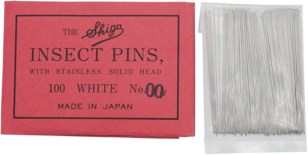 Amazon.co.jp: 志賀昆虫普及社 昆虫針 有頭 00号 100本入 : ペット用品
