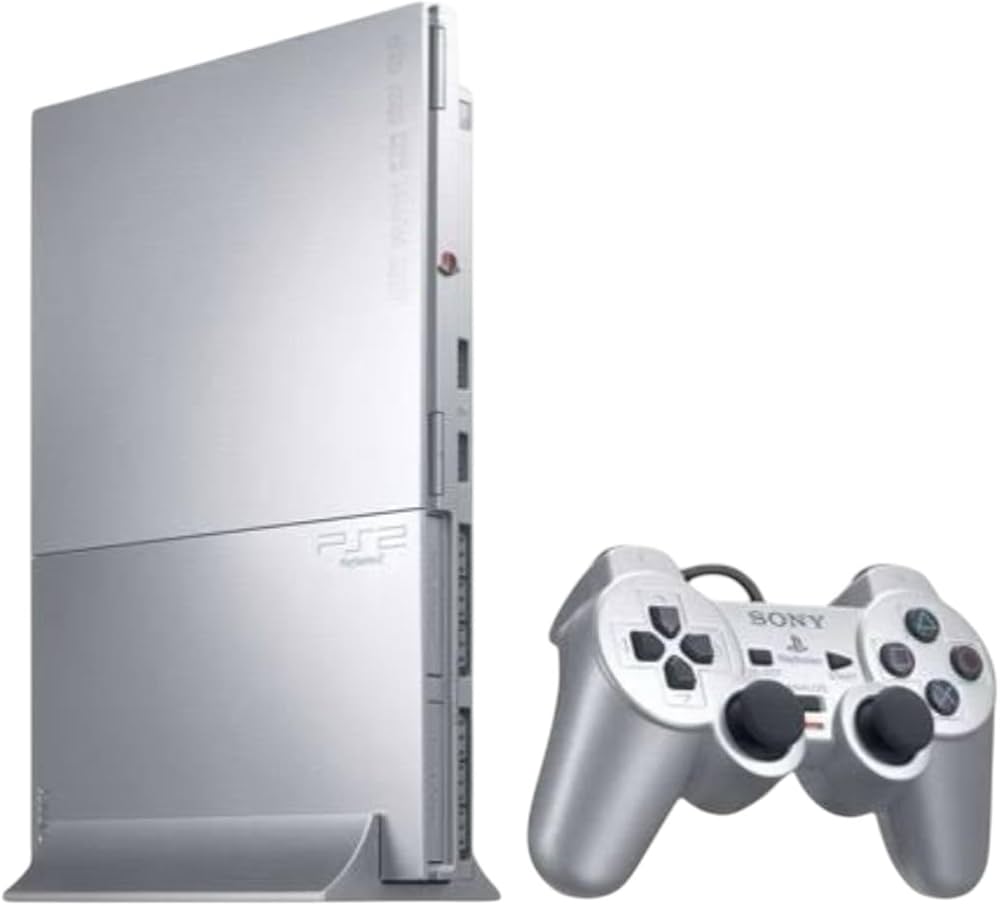 Amazon.com: PlayStation 2 Satin Silver (SCPH-90000SS) [maker
