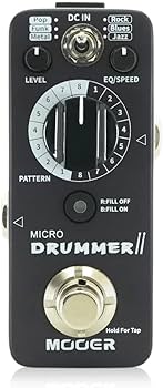 Amazon | Mooer ムーアー Micro Drummer II ドラムマシンペダル