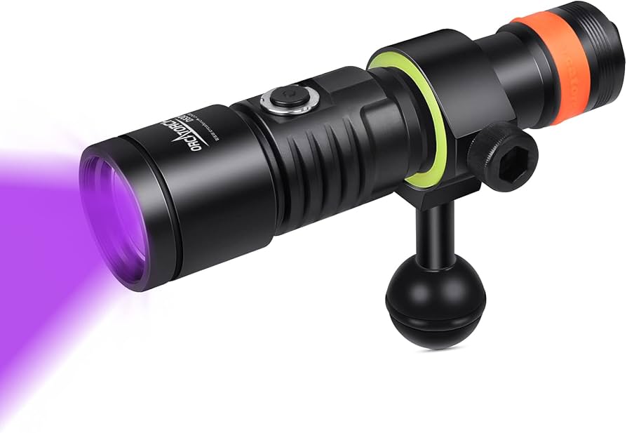 Amazon.com: ORCATORCH D530V 395nm Fluorescent Dive Light for Scuba
