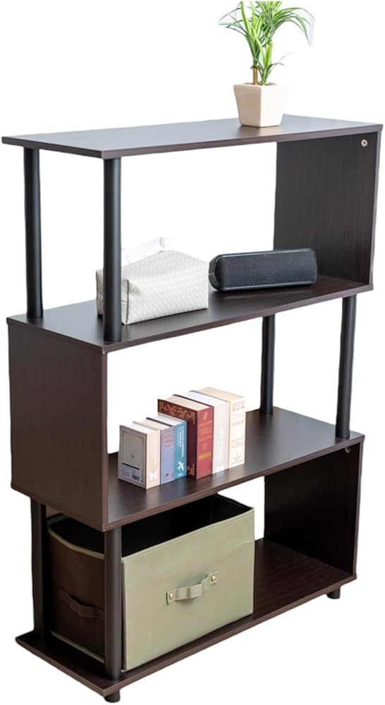 Amazon｜OKUNAI S字ラック 4段 幅約80cm 奥行約30cm 高さ約112.5cm