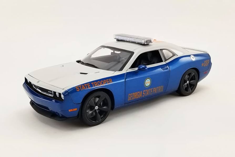 Amazon.com: ModelToyCars 2010 Dodge Challenger SRT8, Blue and