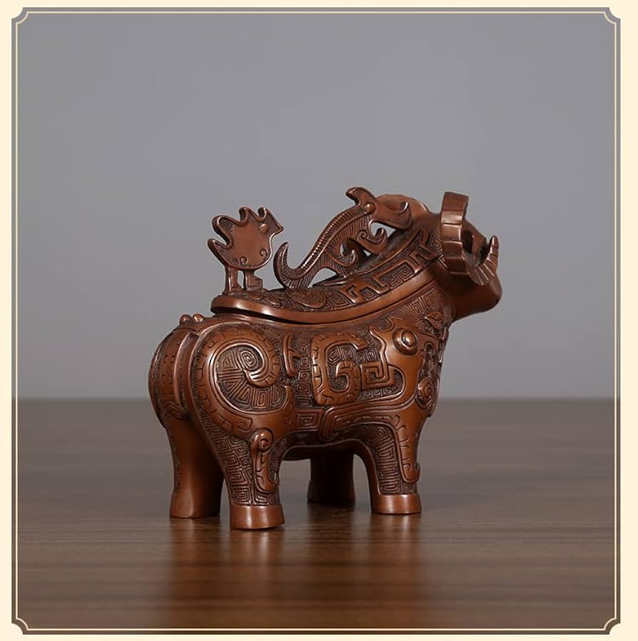 Amazon.co.jp: MOZART 銅の羊の装飾品銅の羊は羊の功を尊重します鳳凰