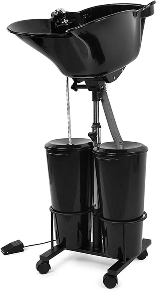 Amazon｜移動式 シャンプー台 大広間の深い洗面器 電気ポンプが付 大