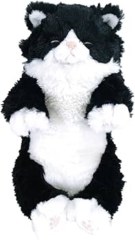 Amazon.co.jp: サンレモン ひざねこ すやすや S ハチワレ 15×18×34cm