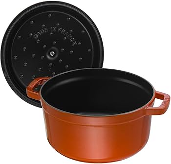 Amazon.co.jp: staub ピコ・ココット ラウンド 24cm シナモン IH 対応