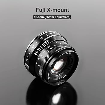 Amazon | 7artisans 35mm F1.2 V2.0 交換レンズ 二代目 Fuji Xマウント