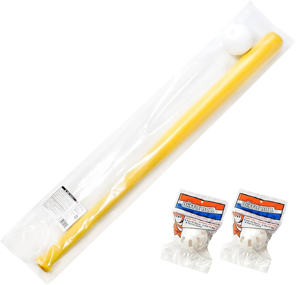 Amazon.co.jp: ウィッフルボール セット バットとボール3個付き [日本