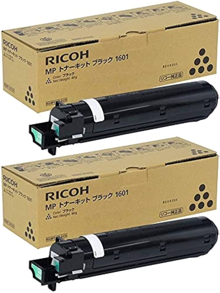 Amazon.co.jp: リコー MP トナーキット 1601 純正品 2本セット