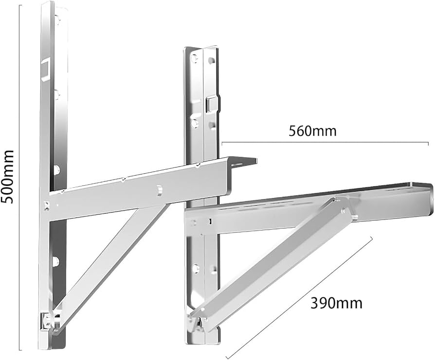 Amazon.co.jp: ステンレス製 エアコン室外機ブラケット 壁取付金具