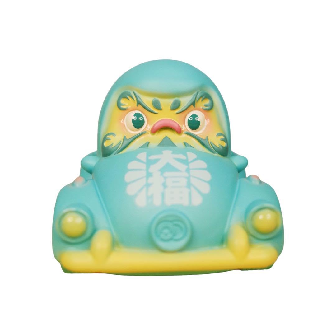 Amazon.co.jp: リターンカー 達磨 ダルマ プルバック 福 開運 ソフビ