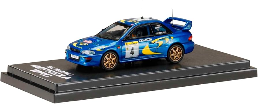 Amazon | HJ64 1/64 スバル インプレッサ WRC 1997 #4 (モンテカルロ