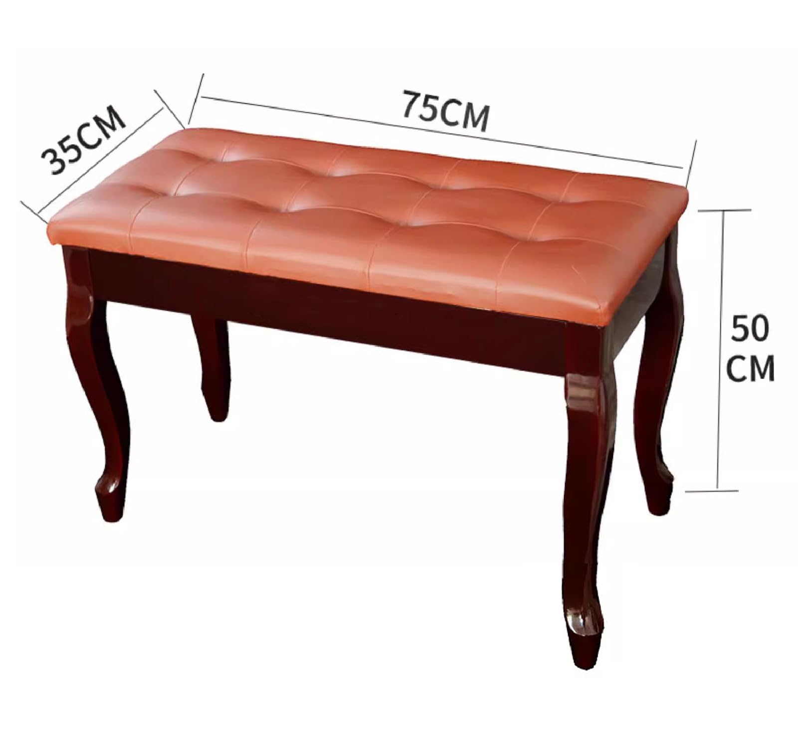 Amazon.co.jp: ピアノ 椅子 2人掛け 楽譜収納付き 木製 ピアノイス