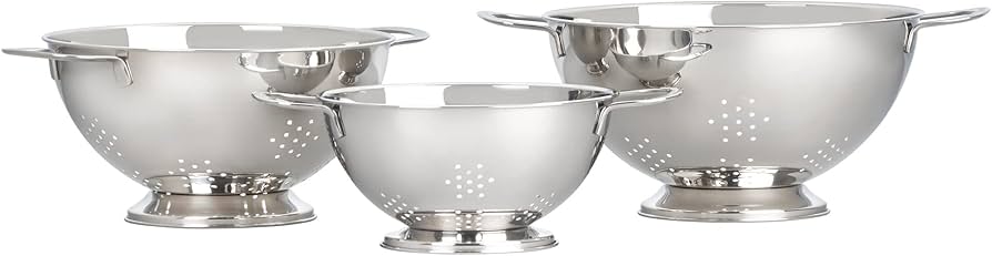 Amazon.co.jp: Le Creuset (ル・クルーゼ) 積み重ね可能なザル3点