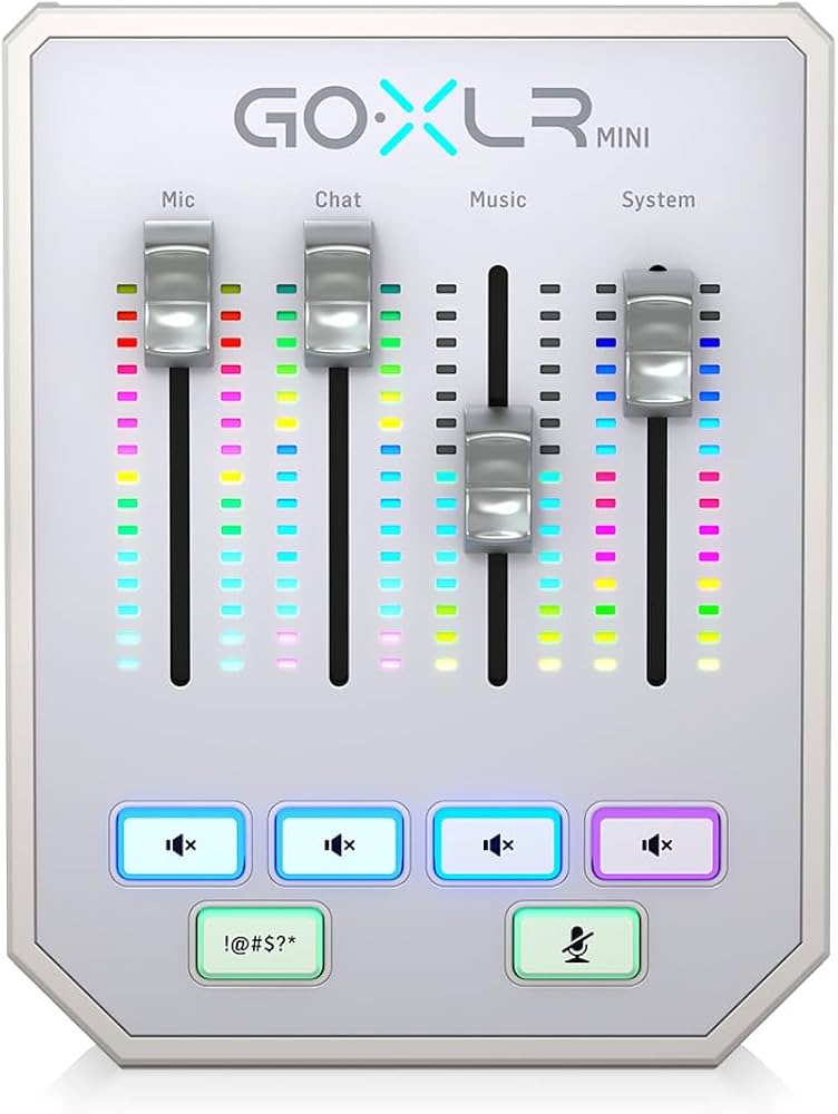 Amazon.com: TC HELICON GoXLR MINI-WH Online Broadcast Mixer with