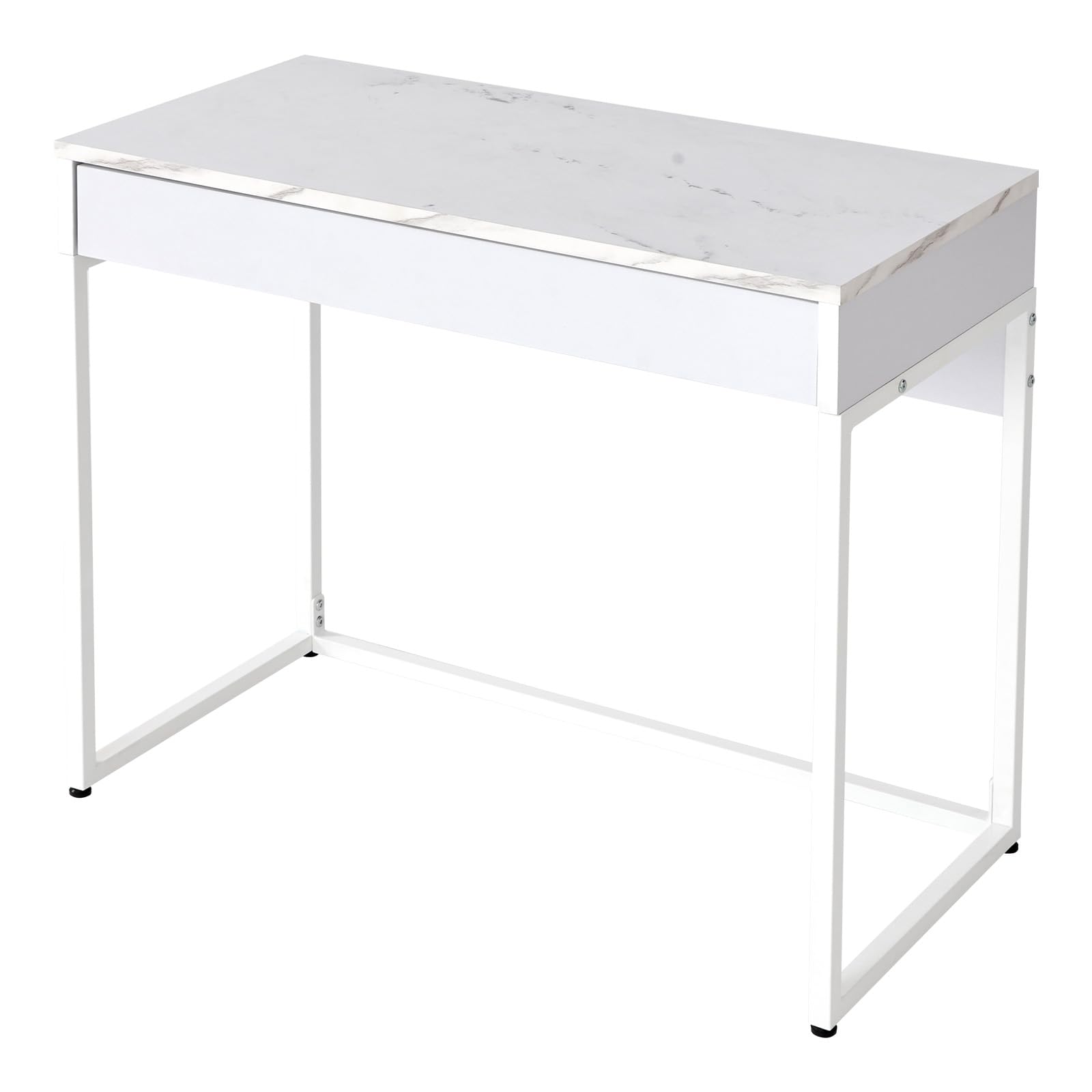 Amazon.co.jp: LOWYA ロウヤ デスク 引き出し 大理石柄 コンパクト