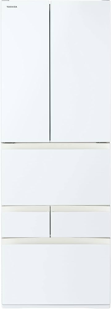 Amazon.co.jp: 東芝 冷蔵庫 幅65㎝ 509L グランホワイト GR-U510FH (EW