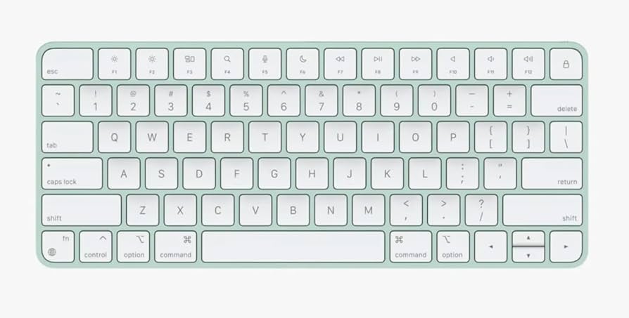 Amazon.com: Apple Magic Keyboard - Green (QWERTY English) (Renewed