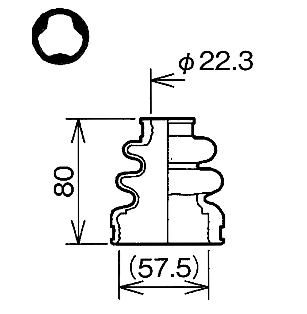 Amazon | スピージー(Speasy) 分割式 ドライブシャフトブーツ 車用