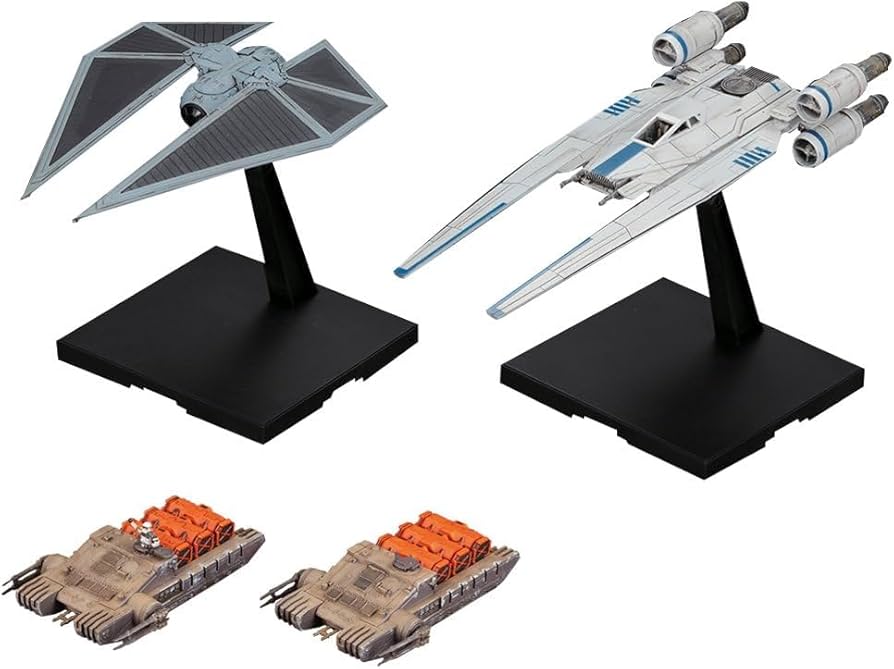 Amazon.com: BANDAI SPIRITS Star Wars 1/144 U-Wing Fighter & Tie